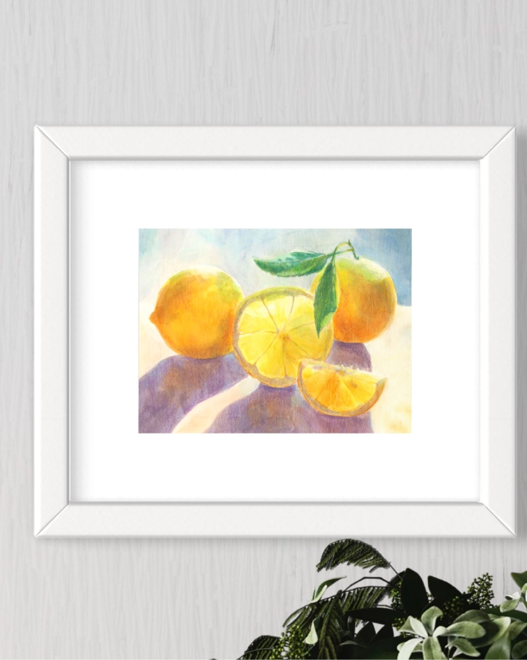 "Sunshine and Shadows" Original Mixed Media Painting