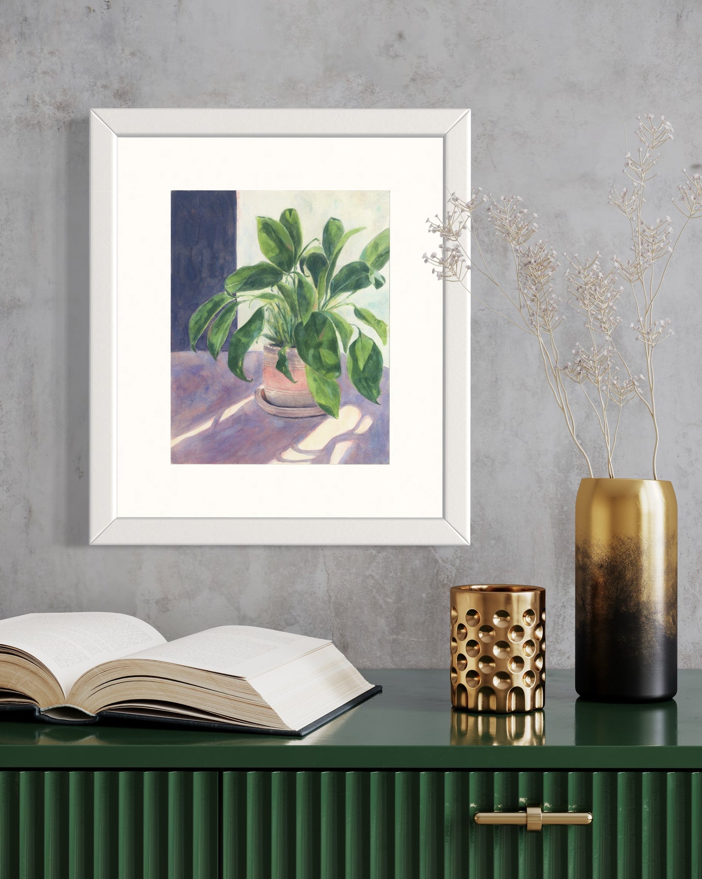 "Late Afternoon" Original Mixed Media Painting