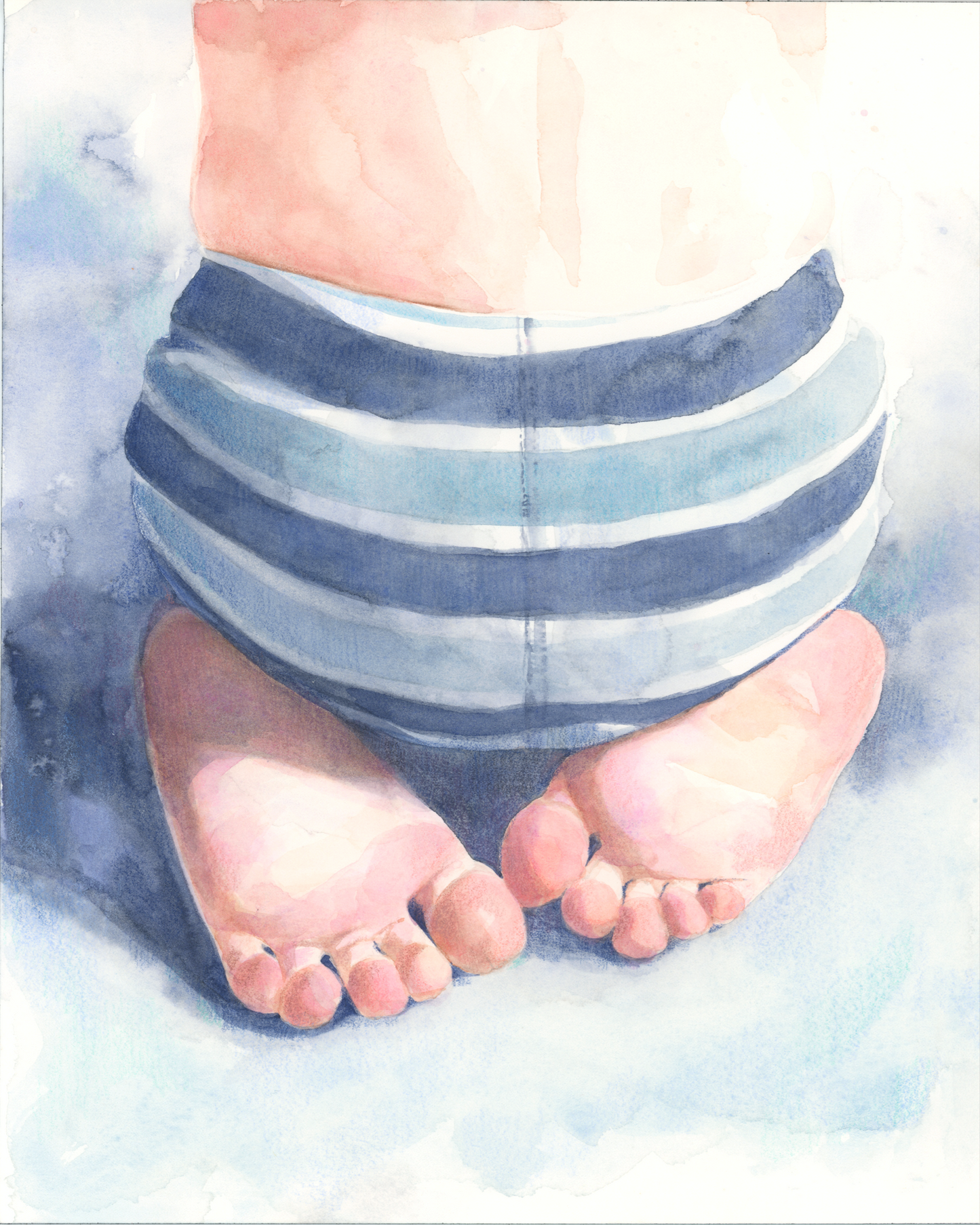 "Little One" Original Mixed Media Painting