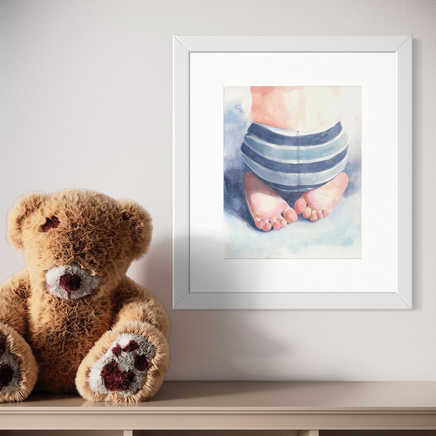 "Little One" Original Mixed Media Painting