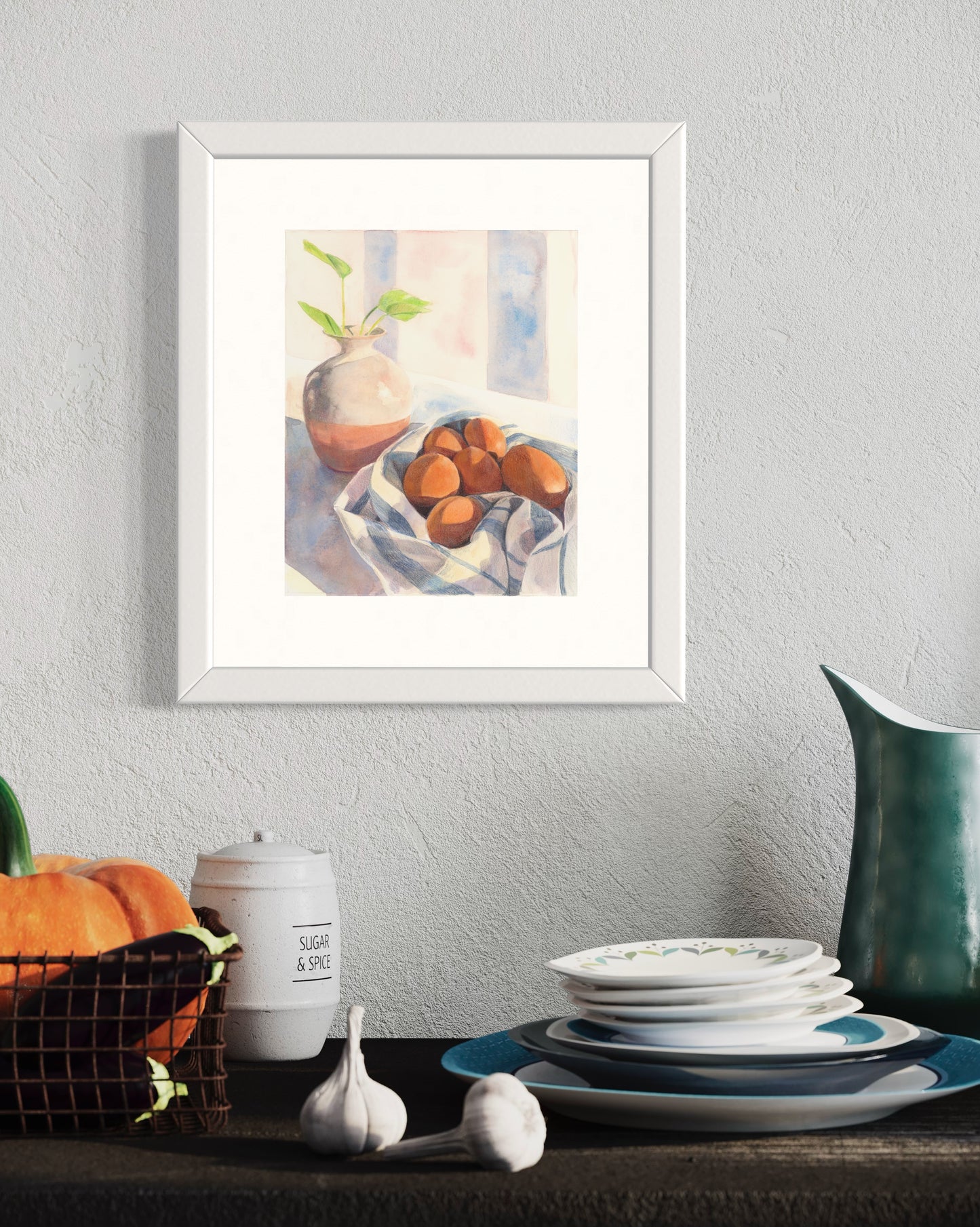 "Sunnyside" Original Mixed Media Painting