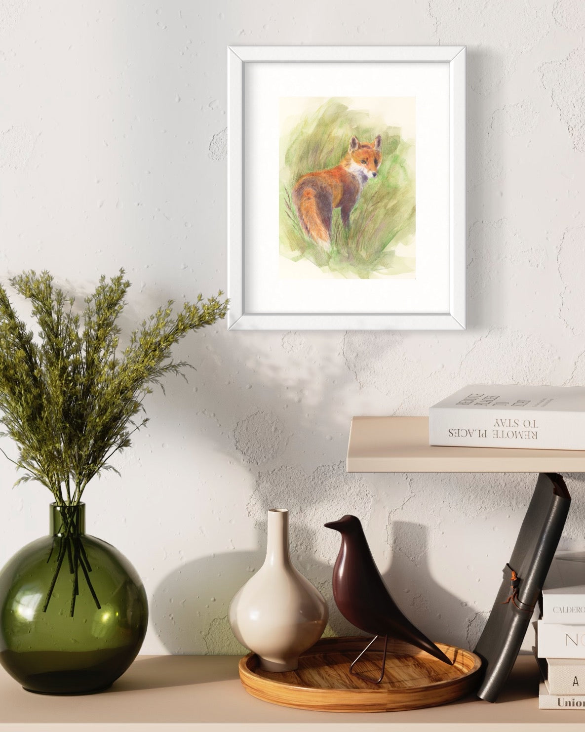 "Rustling" Original Mixed Media Painting