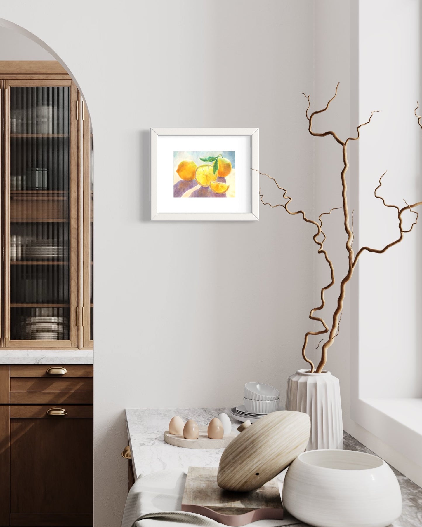 "Sunshine and Shadows" Original Mixed Media Painting