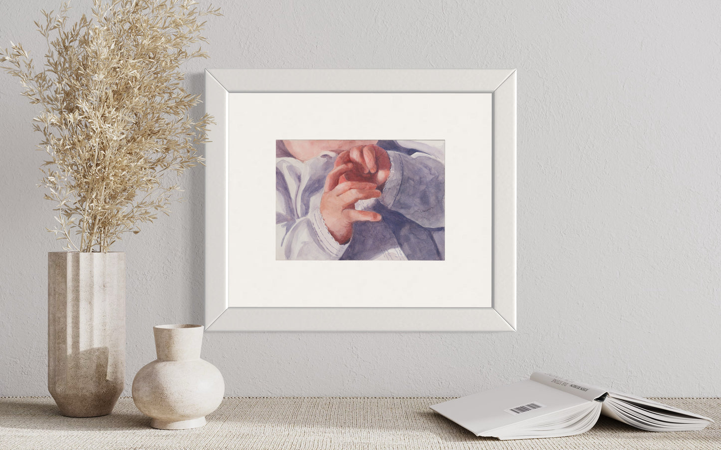 "Quiet Morning" Original Mixed Media Painting