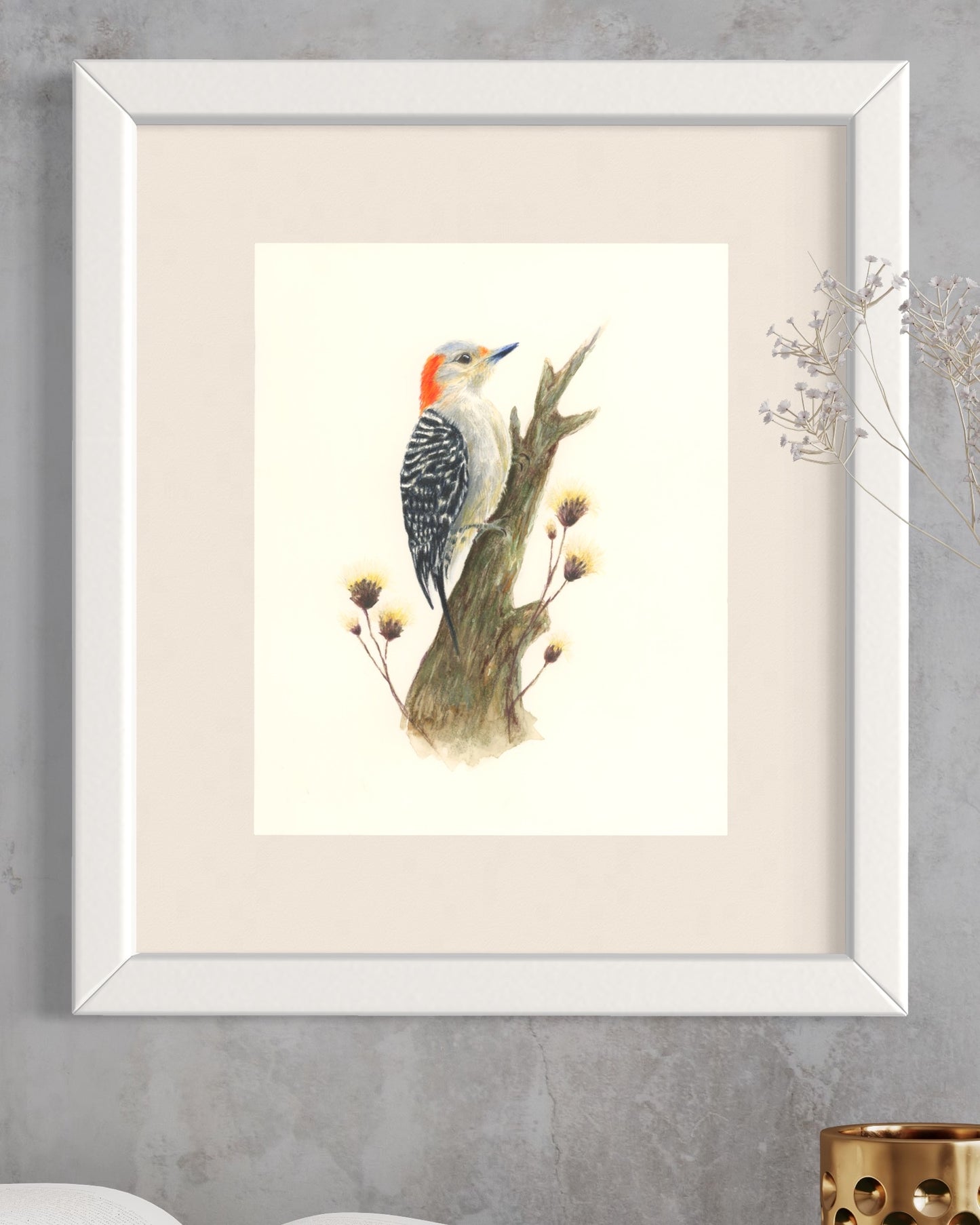 "Seeking" Original Mixed Media Painting