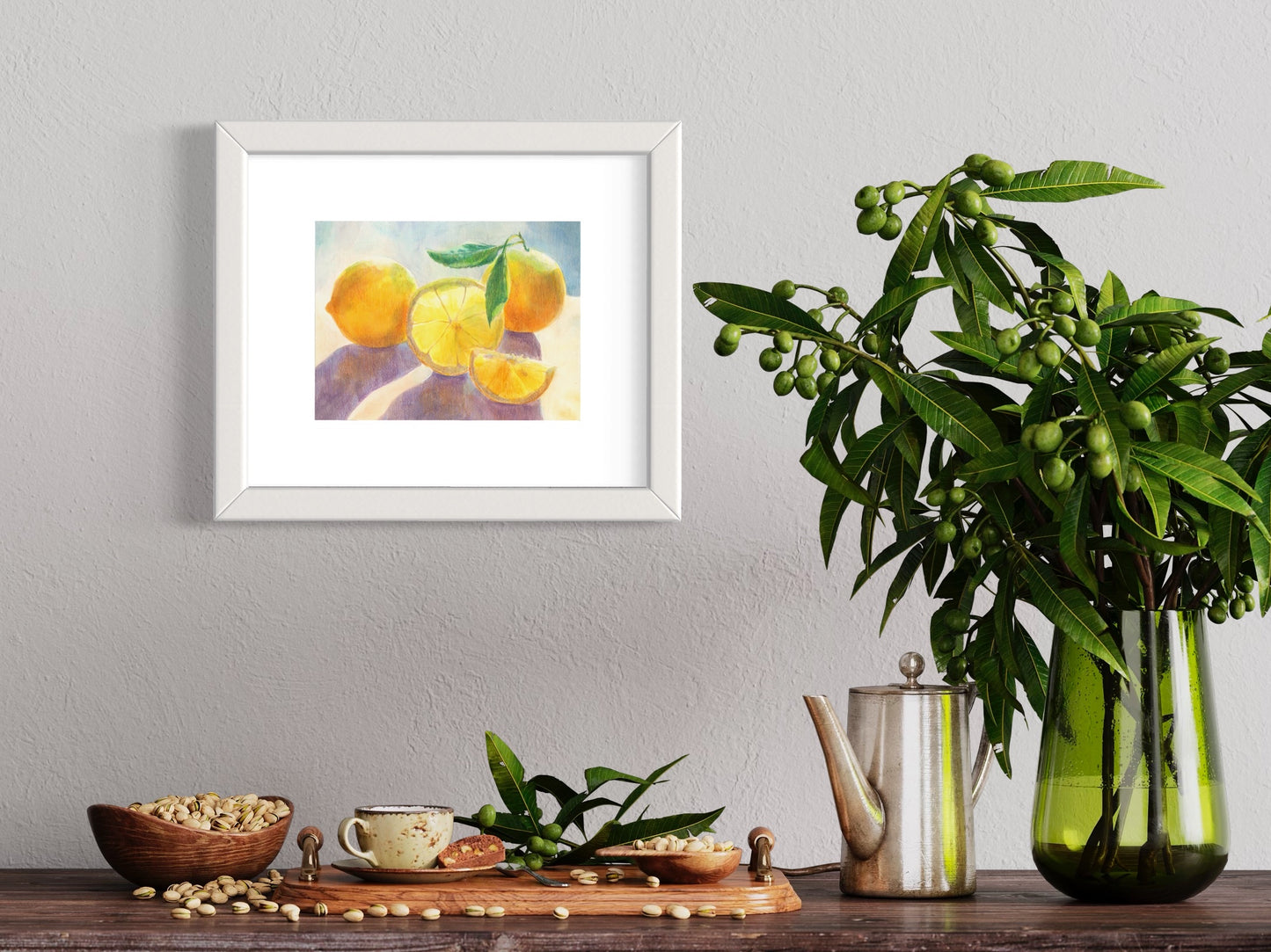 "Sunshine and Shadows" Original Mixed Media Painting