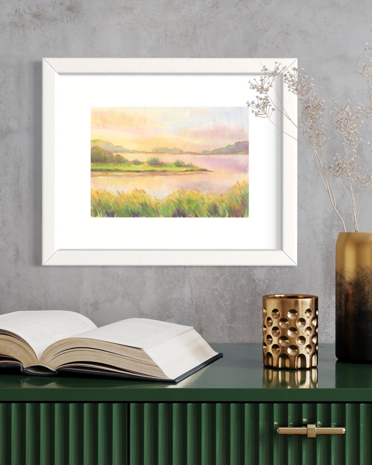 "Golden Marsh" Archival Print