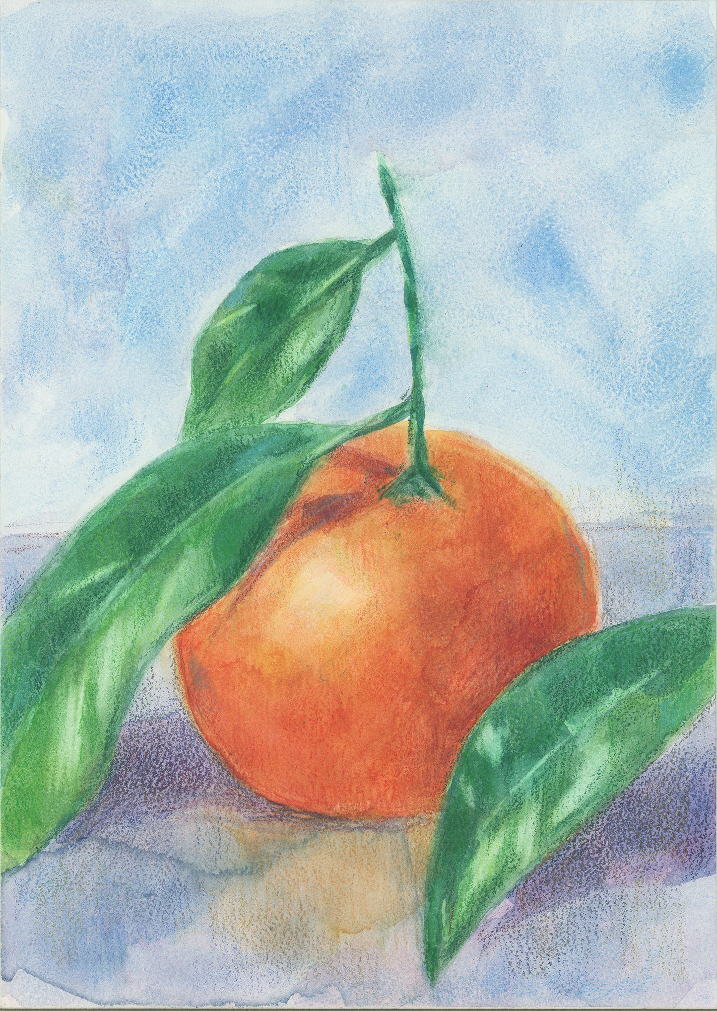 "Auspicious" Original Mixed Media Painting