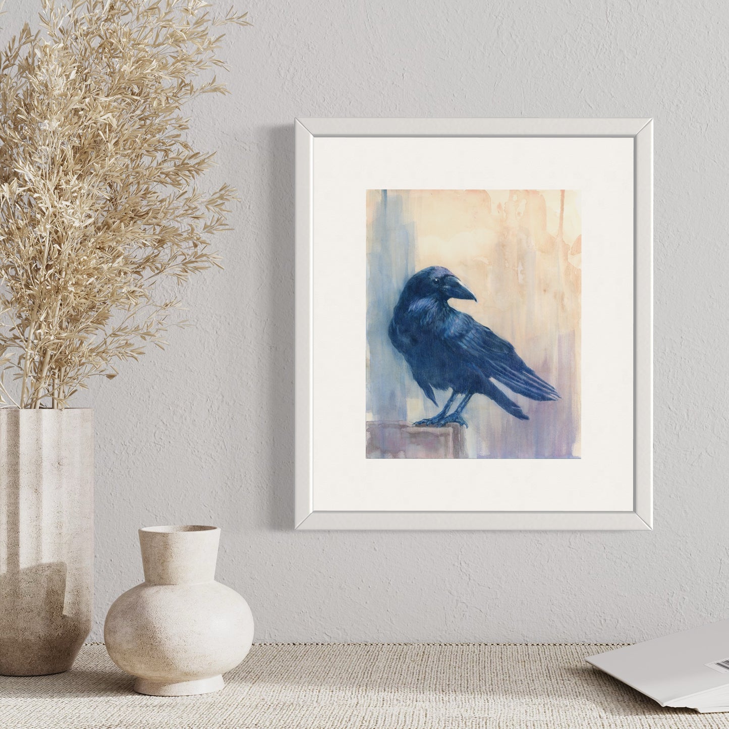 "Sentinel" Original Mixed Media Painting