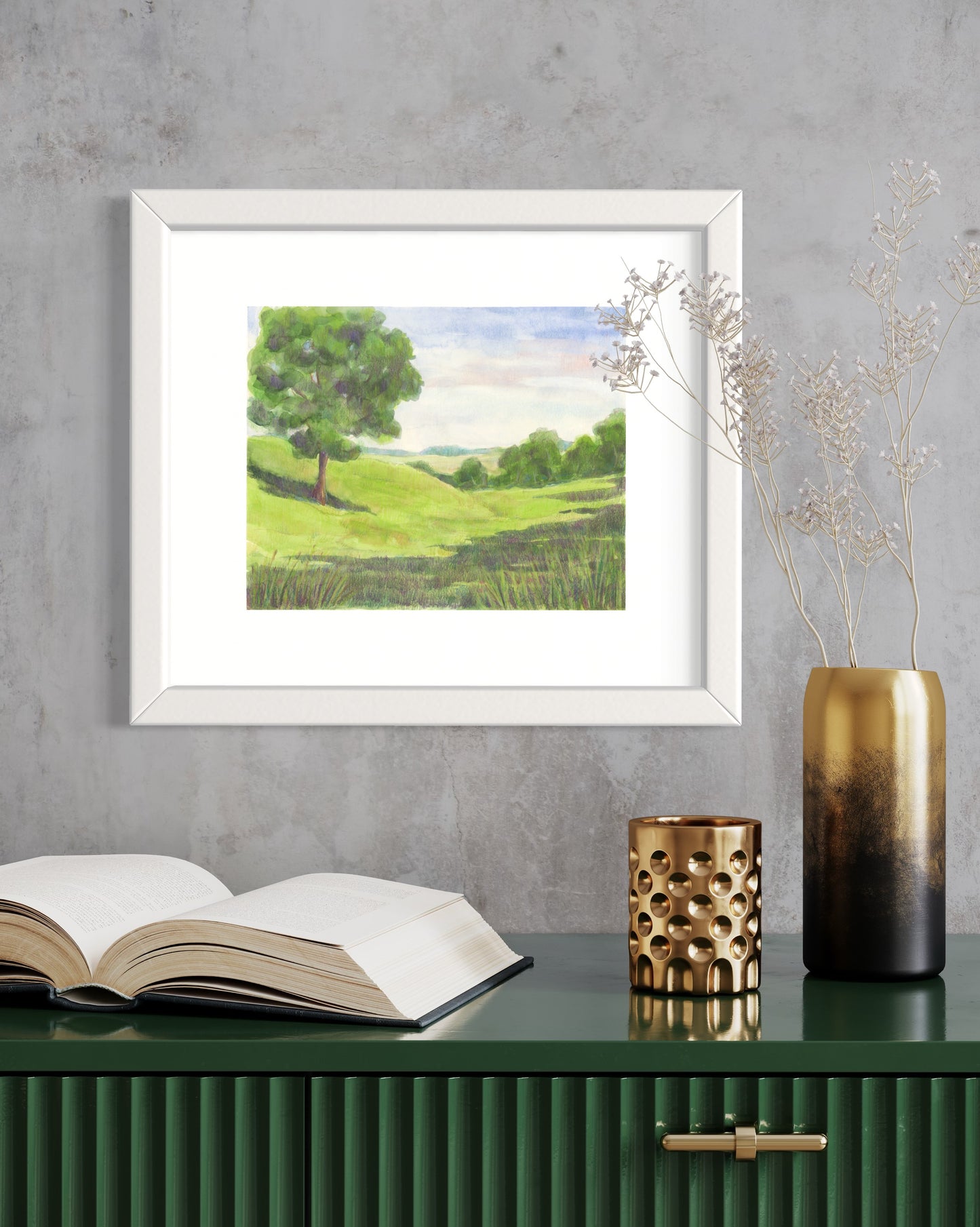"Shadowlands" Original Mixed Media Painting