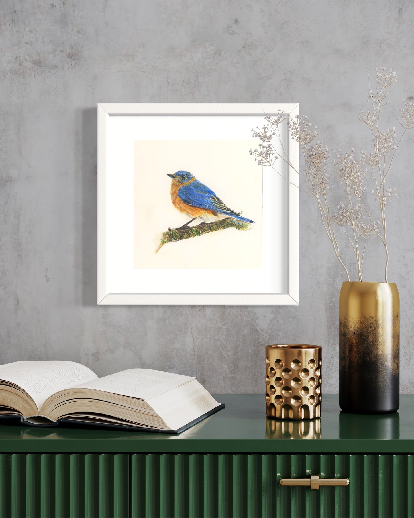 "Settled" Original Mixed Media Painting