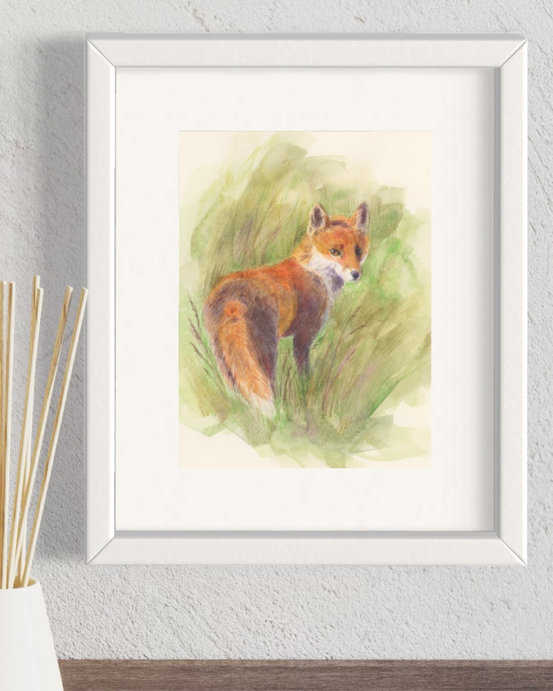 "Rustling" Original Mixed Media Painting